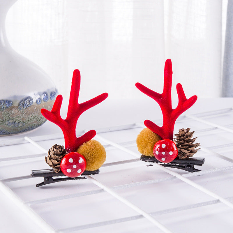 Wholesale Deer Antler Fabric Hairpins